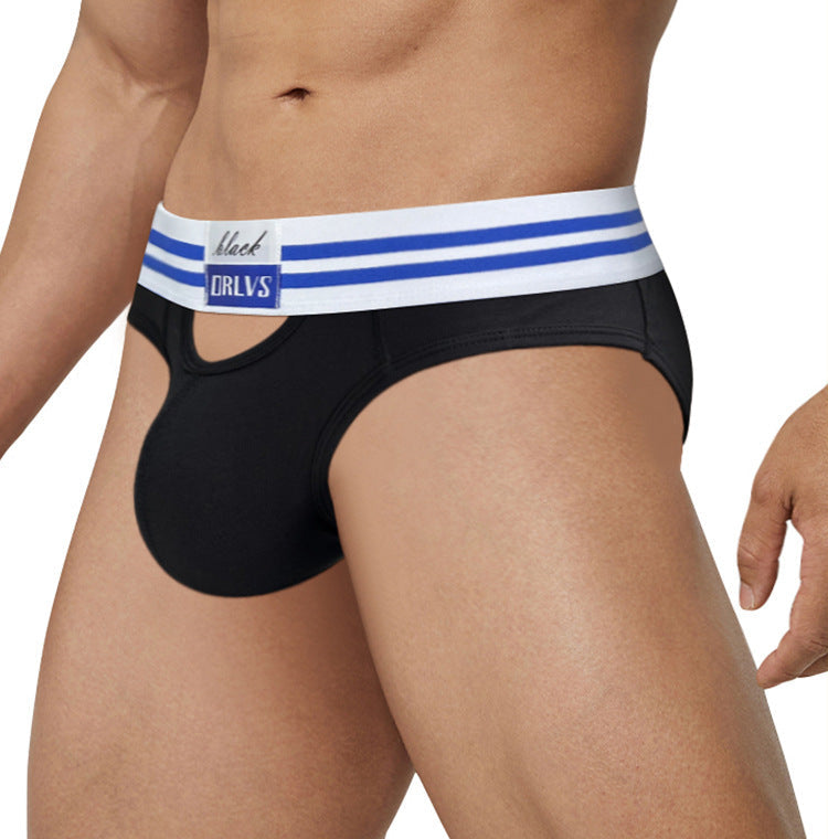 Modal Front and Back Hole Triangle Briefs - SJK023 - YDressup