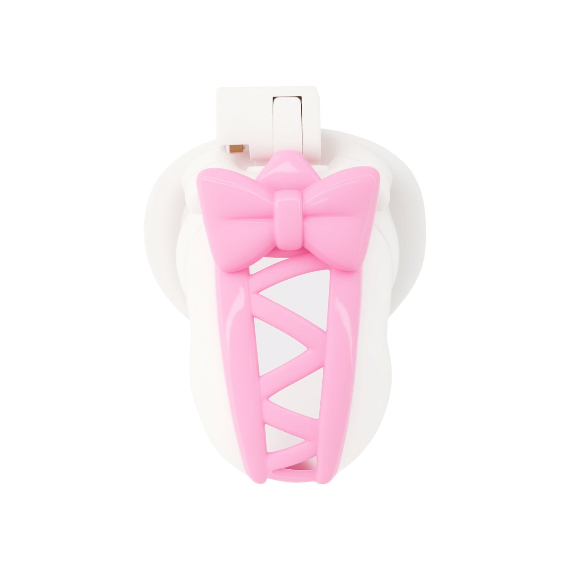 Bicolor Bow Chastity Cage - YJS002