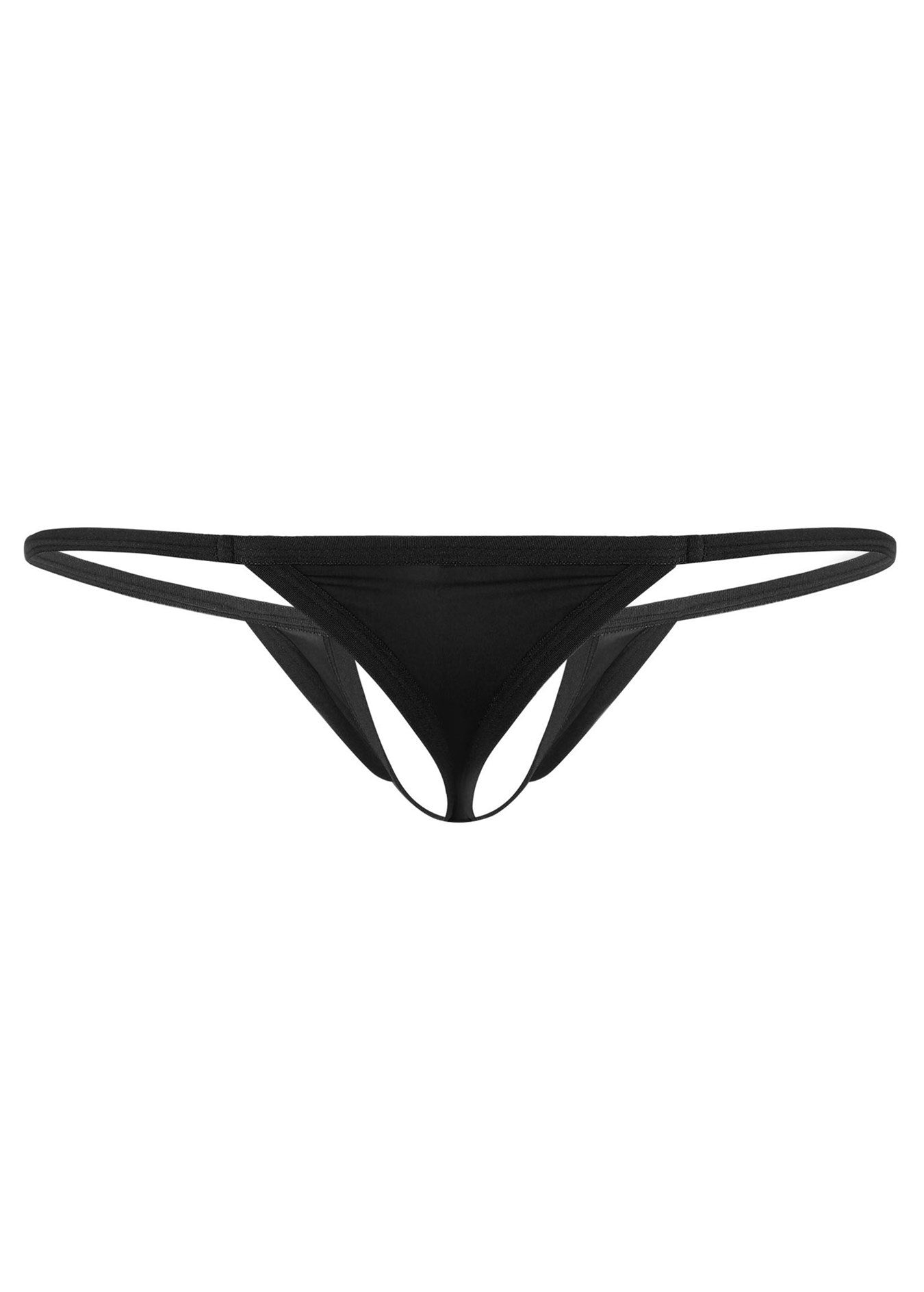 Sexy Ice Silk Men's T-Back Thong - DZK023