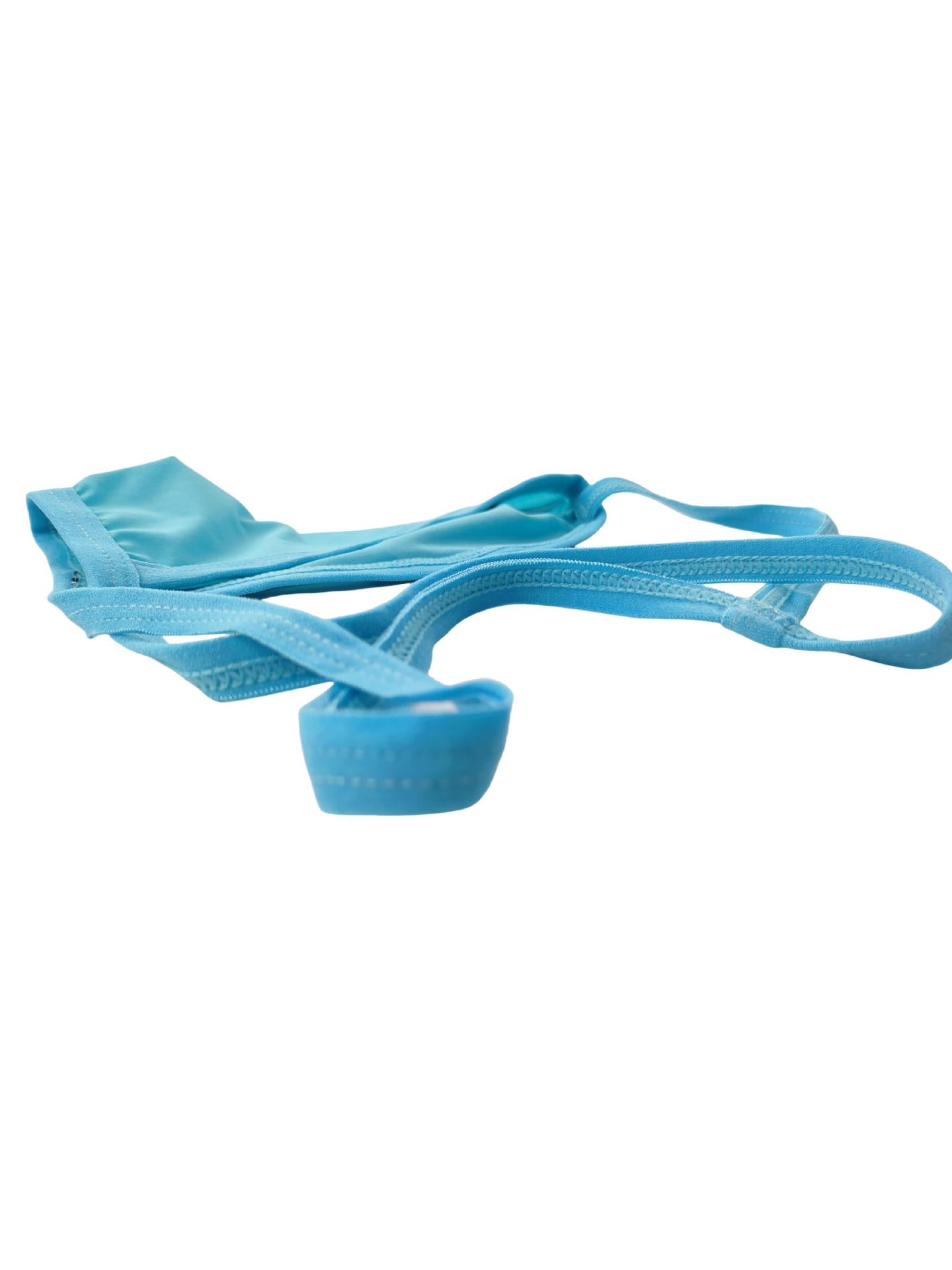 Men's Ice Silk T-Back Thong - Low Rise Pouch Underwear - GZK010 - YDressup