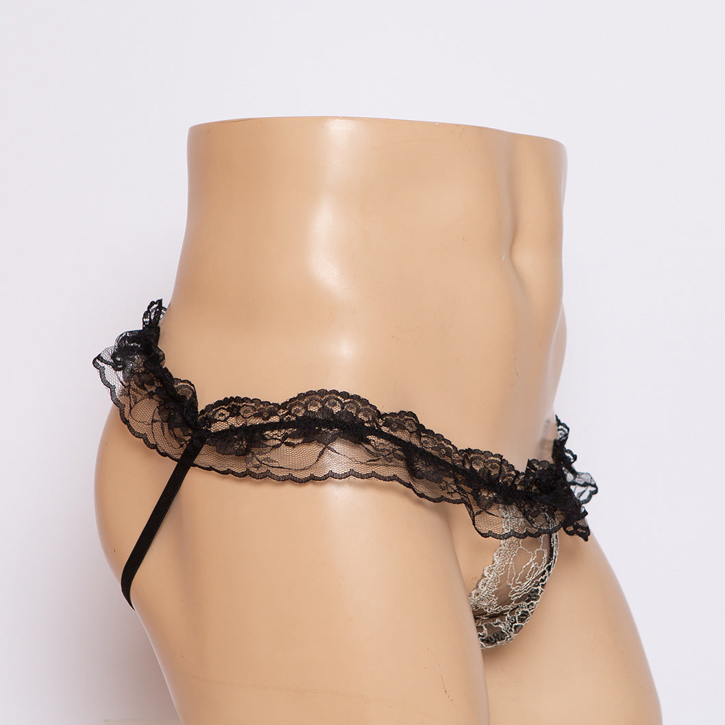 Lace Sissy Thong Panties for Men - GZK038