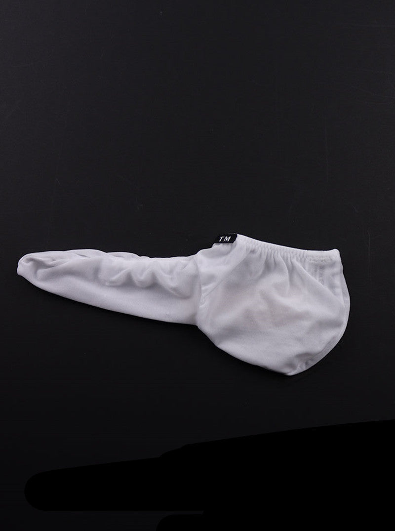 Men's U-Shaped Pouch Underwear Stretchy Ice Silk Cock Sock Erotic Lingerie - JJT022 - YDressup
