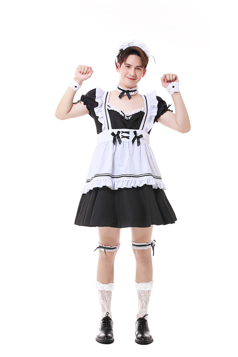 Men's Cute Cat Maid Costume- QQNY006