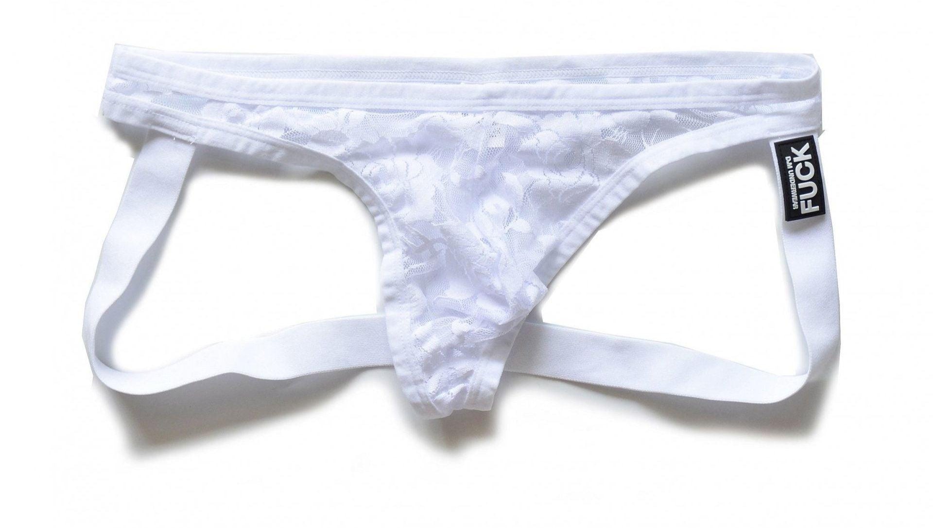 Men's Sexy Transparent Lace Thong - HDZ031 - YDressup
