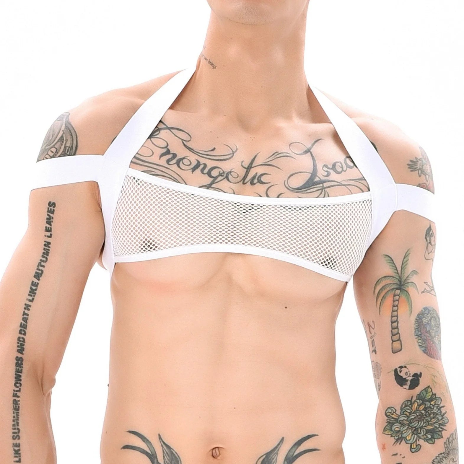 Men's Elastic Mesh Chest Harness - SBS001