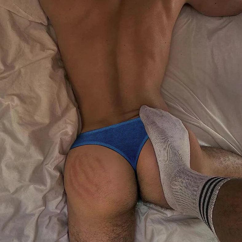 Ultra-Soft Men's Thong with Supportive Pouch - DZK008