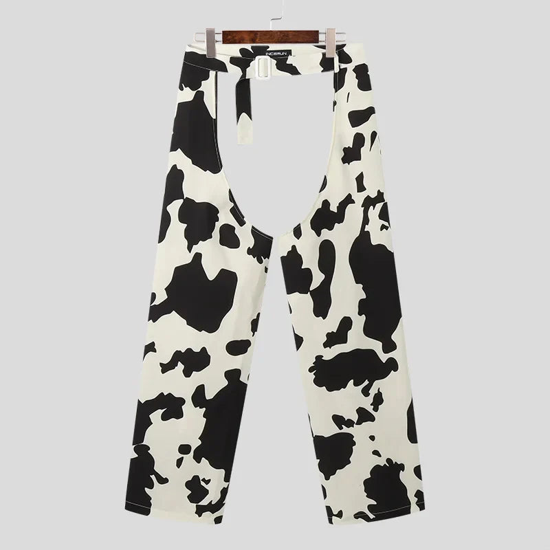 Wild Cow Print Open Chaps - YNY201