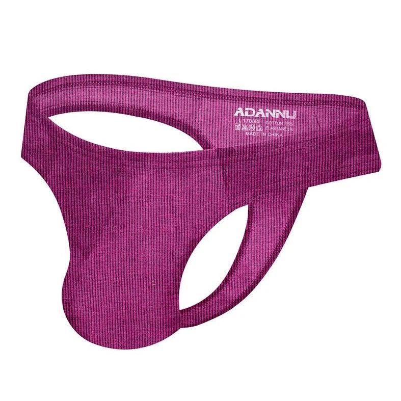 Ultra-Soft Men's Thong with Supportive Pouch - DZK008