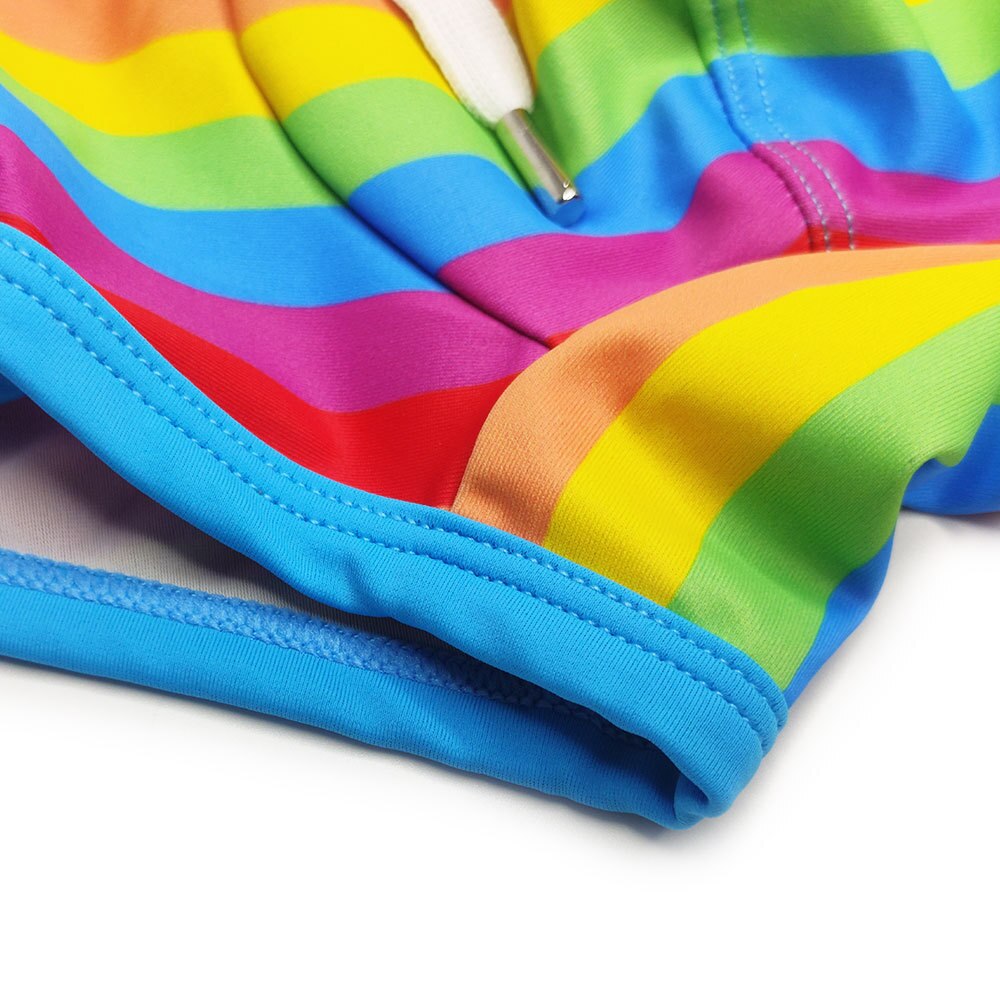 Rainbow Pride Drawstring Swim Trunks - DK004 - YDressup