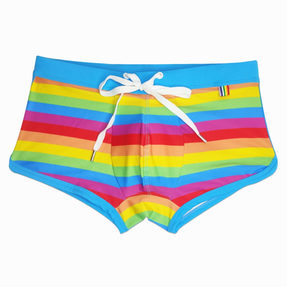 Rainbow Pride Drawstring Swim Trunks - DK004 - YDressup