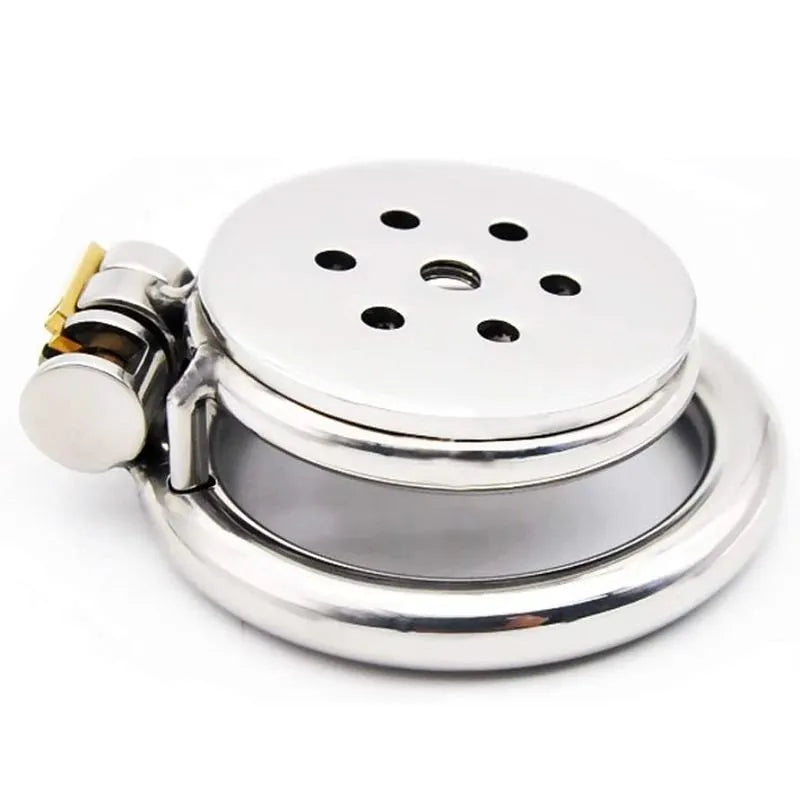 Tiny Chastity Cage Flat Metal - YJS010
