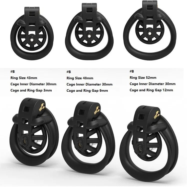 3d Cobra Smallest Chastity Cage with Catheter - YJS011