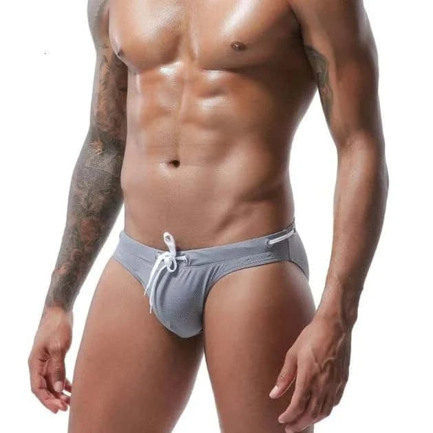 Men's Bold Bowtie Swim Briefs - YK045 - YDressup