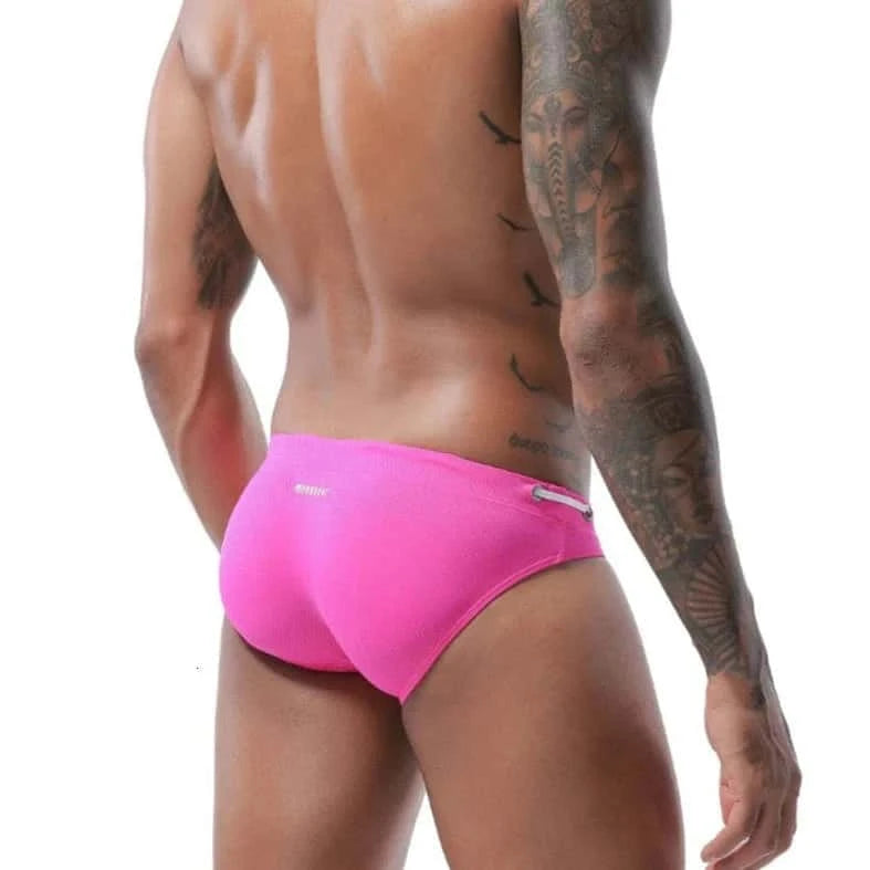 Men's Bold Bowtie Swim Briefs - YK045 - YDressup