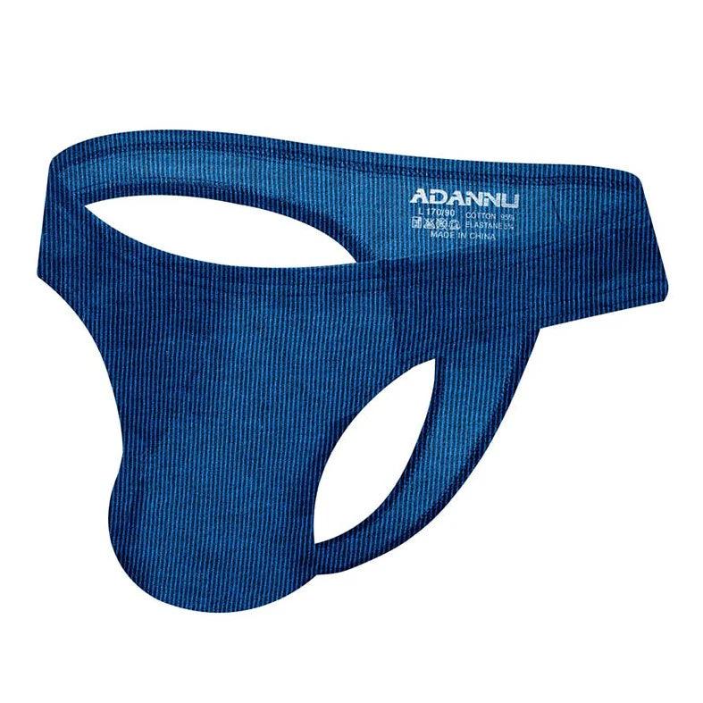 Ultra-Soft Men's Thong with Supportive Pouch - DZK008