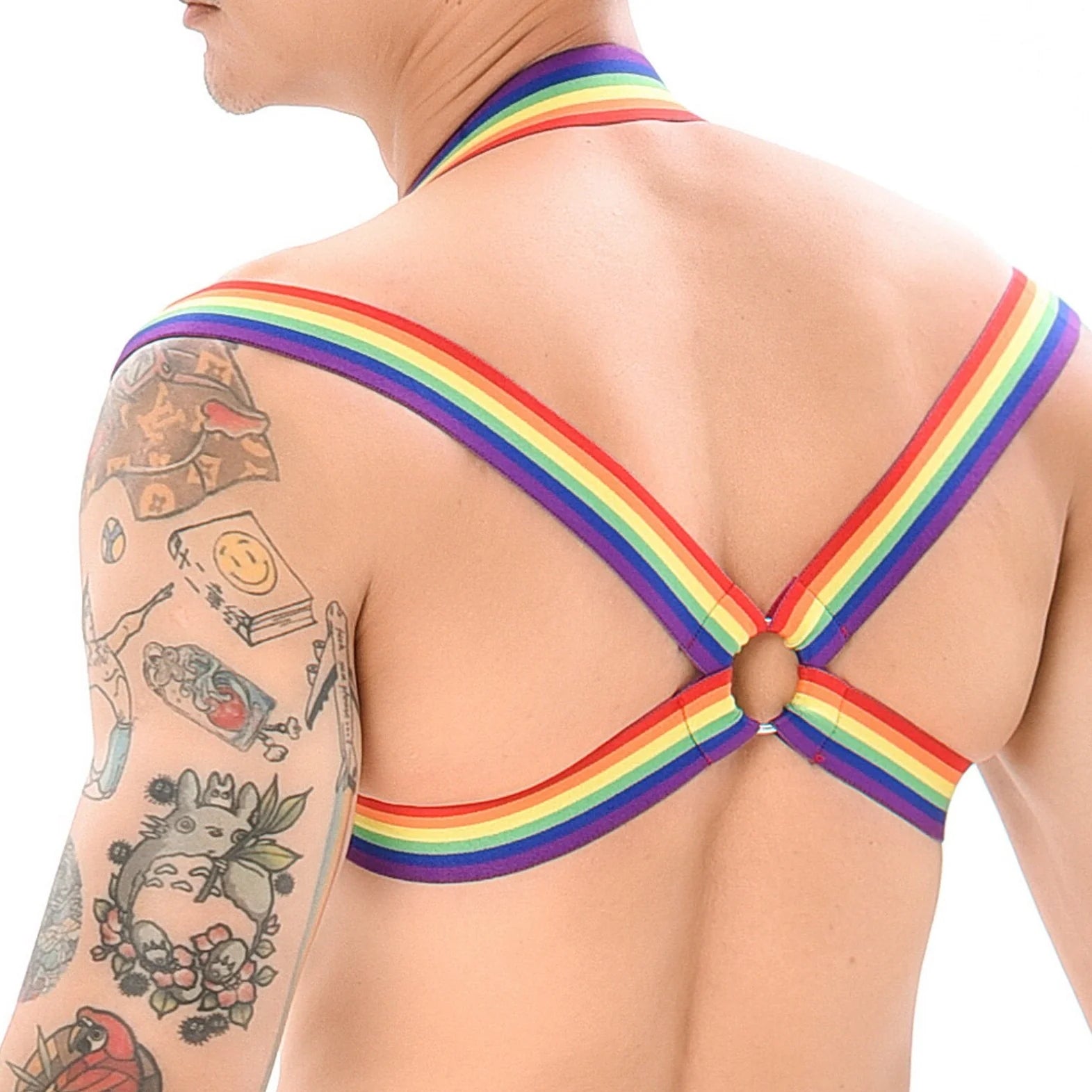 Men's Elastic Mesh Chest Harness - SBS001