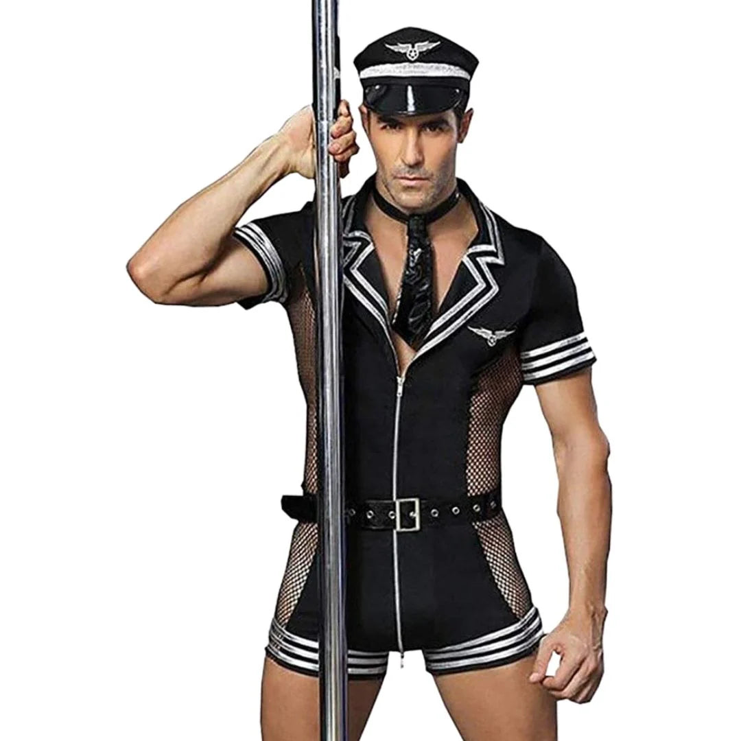 Sexy Gay Pilot Costume - ZF017 - YDressup