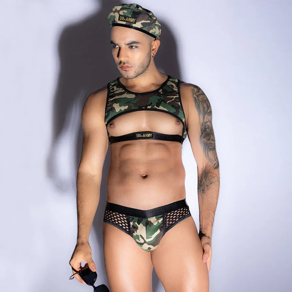 Sexy Camo Daddy Costume - ZF010 - YDressup