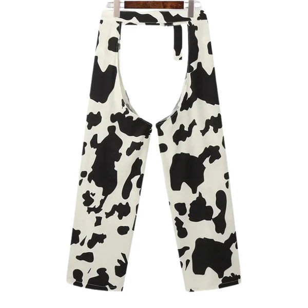 Wild Cow Print Open Chaps - YNY201