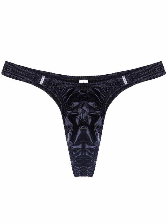 Men's Narrow Side Detachable Button Thong - DZK036