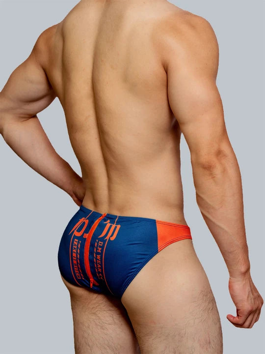 D.M Low Rise Sexy Zipper Briefs - SJK036