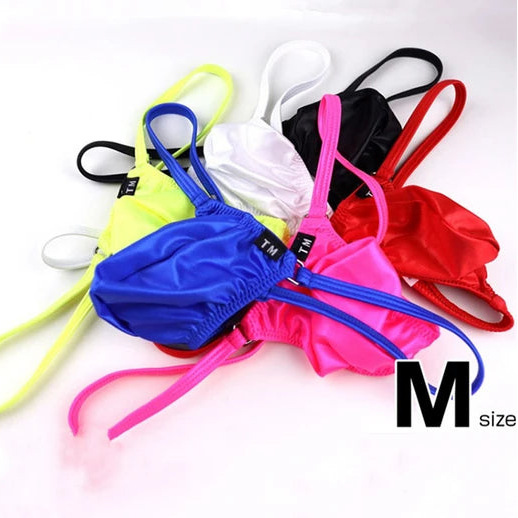 Men's Silky Thong - Spacious Pouch & Playful Colors - DZK015 - YDressup