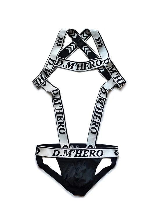 D.M Hero Double Thong Harness Jockstrap - KB043 - YDressup