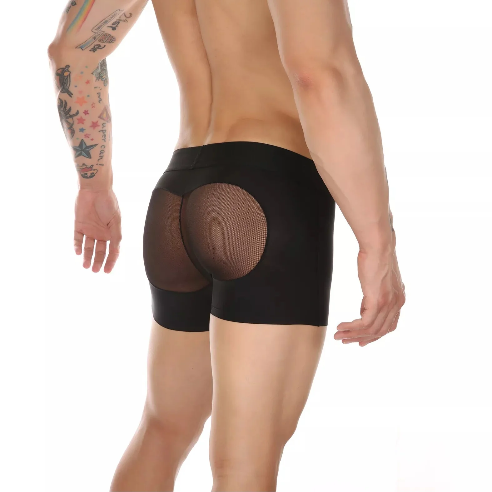Men’s Mesh Big Pouch and Peach Butt Boxer - PJK035