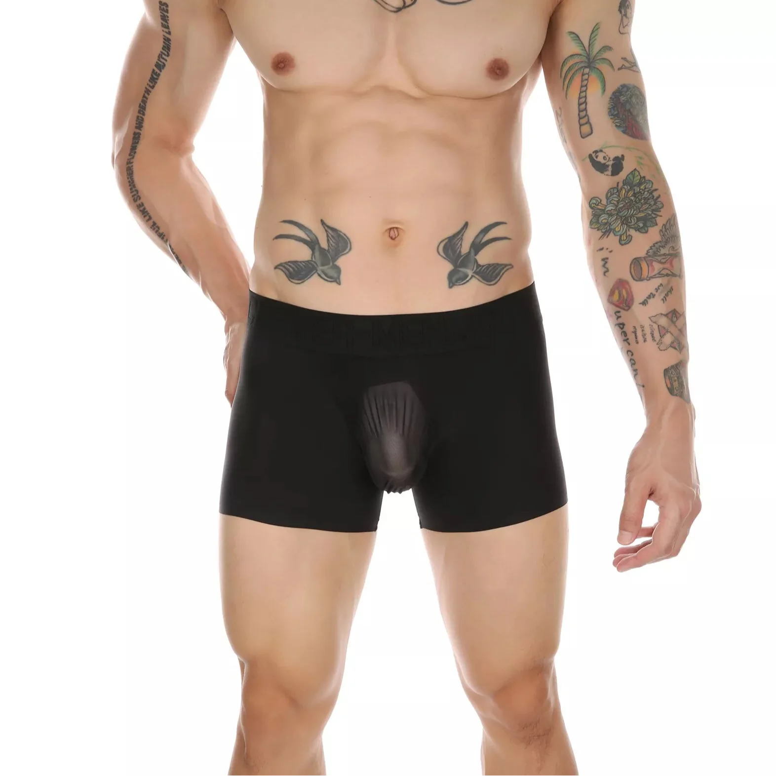 Men’s Mesh Big Pouch and Peach Butt Boxer - PJK035 - YDressup