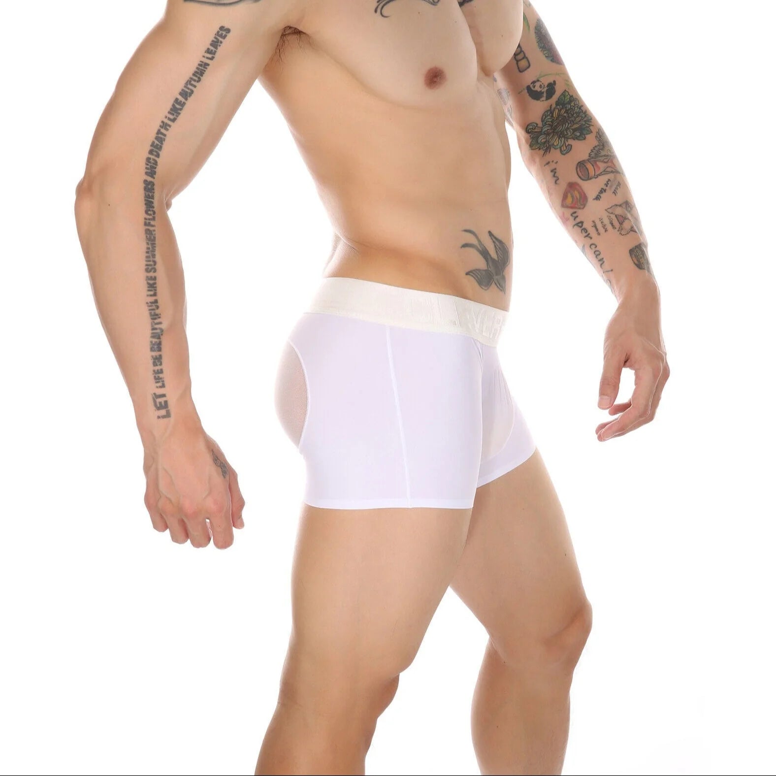 Men’s Mesh Big Pouch and Peach Butt Boxer - PJK035 - YDressup