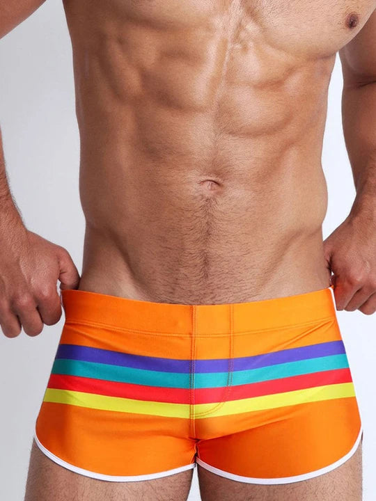 Sexy Striped Swim Trunks - DK001 - YDressup