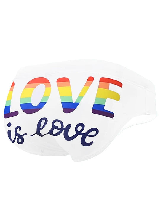 Love Is Love Rainbow Sexy Bikini Briefs - YK017