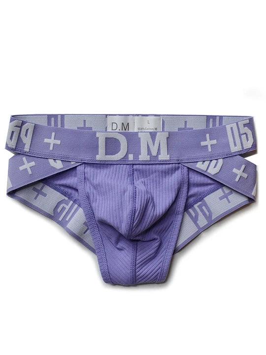 D.M Low Waist Sexy Men's High Briefs - SJK047