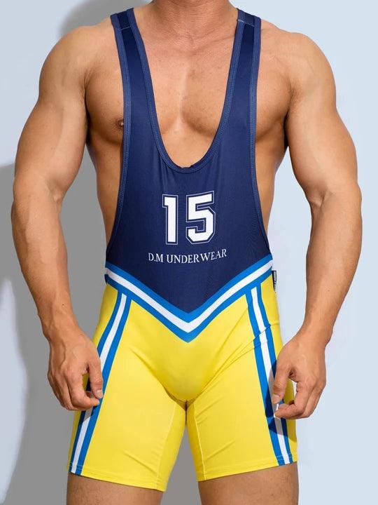 D.M Men's Tight Stretch Singlet - YNY015