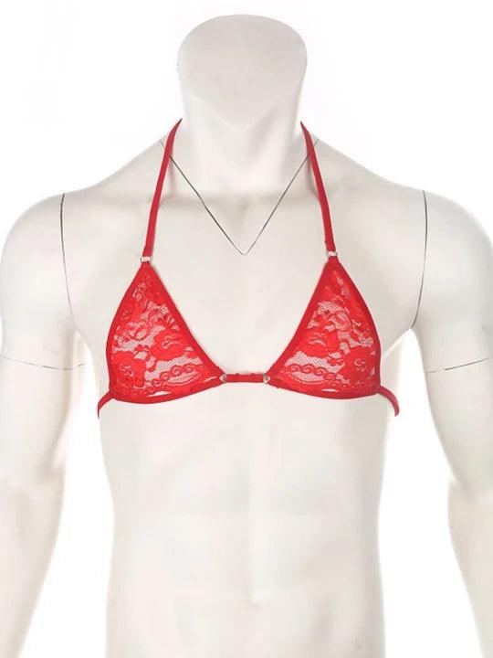 Men's Adjustable Breastless Bra - QQNY010 - YDressup