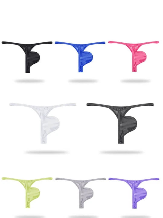 Men's U-Convex Sexy Pouch Low Waist Thong - DZK045