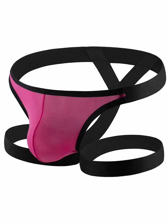 Men's Ice Silk Leg Band Thong - HDZ007