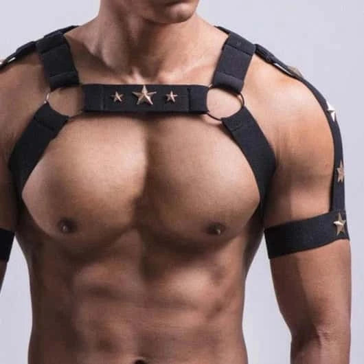 Fluorescent Glow In The Dark Elastic Harness - KB062