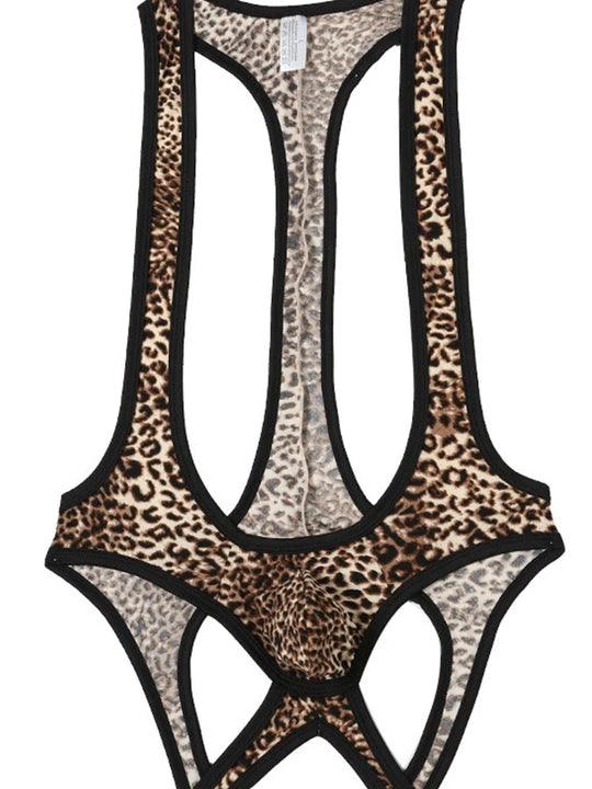 Men's Mesh Breathable One-piece Bodysuit - LTY017 - YDressup