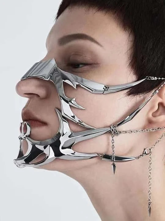 Alien Flow Metal Face Mask - PJ042