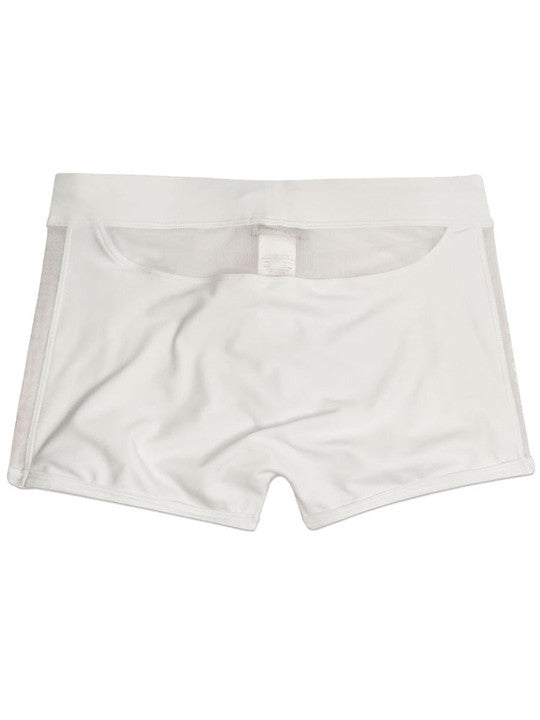 Men's Sexy Side Mesh Semi-transparent Swim Trunks - DK008 - YDressup