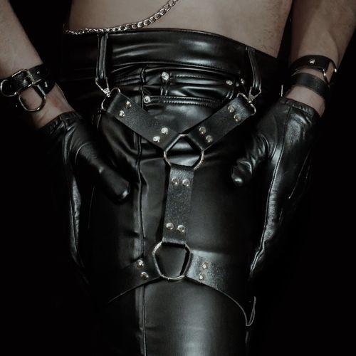 Leather Thigh Leg Garters Belt Harness Punk Body Cage - KB002