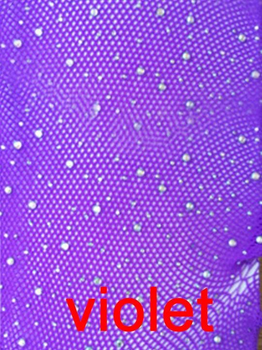 Men's High Stretch Color Zircon Fishnet Socks - CW005 - YDressup