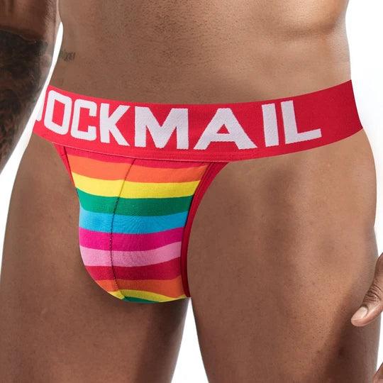 Rainbow Stripe Cotton Pride Jockstrap - YNY070