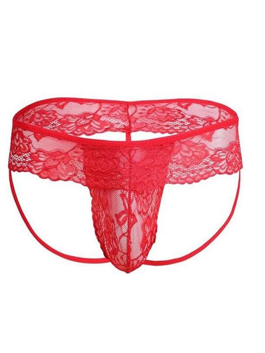 Sexy Men's Lace Erotic Thong - GZK016 - YDressup