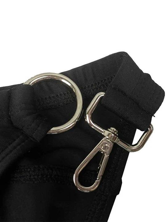 Men's Low Rise Metal Buckle Swim Bikini - YK001 - YDressup