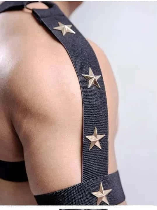Fluorescent Glow In The Dark Elastic Harness - KB062