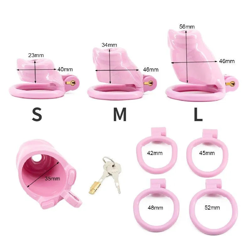 Male Dog Penis Chastity Lock - YJS004