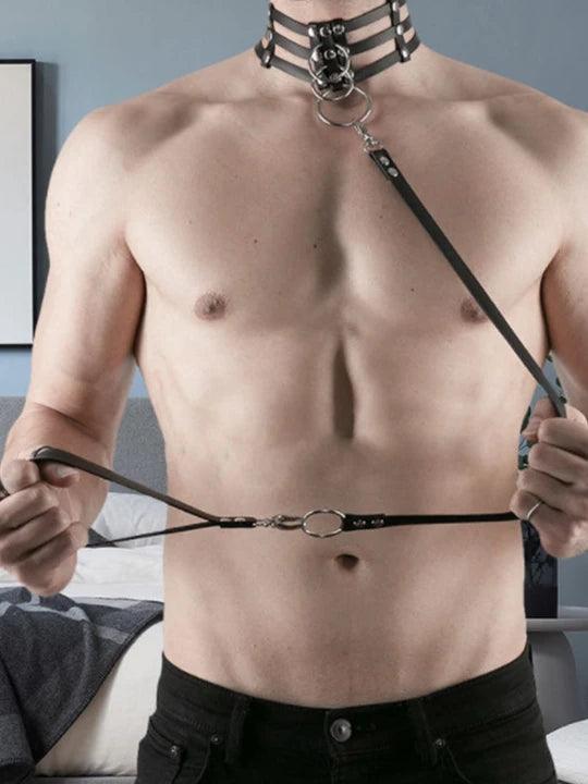 Collar Neck Belt Erotic Traction Rope - KB039 - YDressup