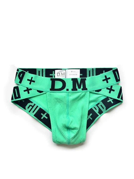 D.M Low Waist Sexy Men's High Briefs - SJK047